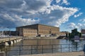 View of Stockholm palace also known as Royal palace in Stockholm, Sweden Royalty Free Stock Photo