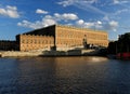 View From Stockholms Strom To The Royal Palace Of Stockholm