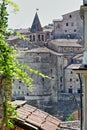 View of Anghiari, historical town in Tuscany, Italy Royalty Free Stock Photo