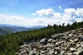 View of the stone sea in the Giant Mountains