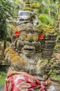 Stone statue inside the Royal palace, Ubud, Bali, Indonesia