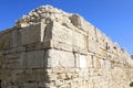 View of stone wall in Chersonesos Royalty Free Stock Photo