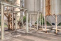 View of a Storage Facility for Water Softening Salt Royalty Free Stock Photo