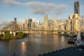 Storey Bridge, Brisbane from New Farm cliffs at sunrise