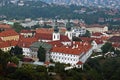 View on Strahov monastery Royalty Free Stock Photo