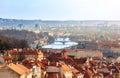 Red tiled roofs of Prague Royalty Free Stock Photo