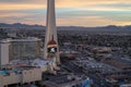 Las Vegas view North including the Stratosphere