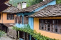 View of the street in the architectural complex Etara, Bulgaria Royalty Free Stock Photo