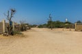 View of a street in Berbera, Somalila Royalty Free Stock Photo