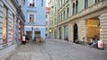 View of the street corner in Graz