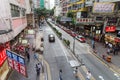 View of a street in Hong Kong Royalty Free Stock Photo