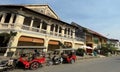 A view of the street in Kampot, Cambodia, Southeast Asia