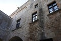 View of Street of the Knights in the Old Town. Rhodes Island. Greece Royalty Free Stock Photo