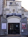 View of the street with old architecture in the city center, in old Riga. Latvia