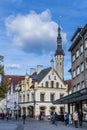 A view of a street in Old Town Tallinn