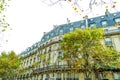 View of a street in Paris Royalty Free Stock Photo