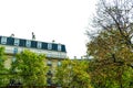 View of a street in Paris Royalty Free Stock Photo