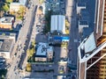 View of street in Presnya district of Moscow