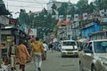 .view of street situation in Darjeeling hill station
