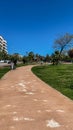 View of street in teatinos, Malaga Royalty Free Stock Photo