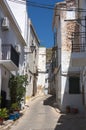 View of a street of a traditional village