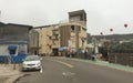 View of the street in the Wanhua District of Taipei