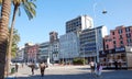 View of the streets of Genoa Genova.