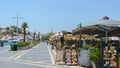 View of the streets of Marmaris and the port. Walk around the city. Tours to Marmaris for youth.Picturesque landscapes of islands Royalty Free Stock Photo