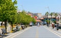 View of the streets of Marmaris and the port. Walk around the city Royalty Free Stock Photo