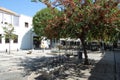 View of the streets and old buildings of Granada in Andalusia (Spain). El Albaicin (or Albayzin) Royalty Free Stock Photo