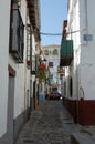 View of the streets and old buildings of Granada  in Andalusia (Spain). El Albaicin (or Albayzin) Royalty Free Stock Photo