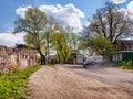 View of the streets of Torzhok. Tver. Russia.