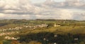 View from selsley common to Stroud, Gloucestershire, England. cotswolds