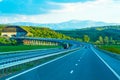 View of Struma motorway South West Bulgaria
