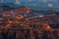 view of stunning red sandstone hoodoos in Bryce Canyon National Park in Utah, USA Royalty Free Stock Photo