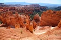 Stunning rock formations in Bryce Canyon National Park Royalty Free Stock Photo