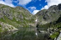 View of the suggestive lake Brutto