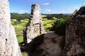 View of sulov village from ruin of sulov castle