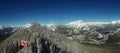 View from Sulphur Mountain, Banff, Alberta Royalty Free Stock Photo