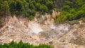 View of the Sulphur Springs Drive-in Volcano near Soufriere Saint Lucia