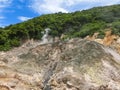 View of the Sulphur Springs Drive-in Volcano near Soufriere Saint Lucia