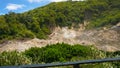 View of the Sulphur Springs Drive-in Volcano near Soufriere Saint Lucia