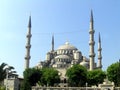 View of of the Sultan Ahmed Mosque Royalty Free Stock Photo