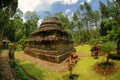 View of Sumberawan Temple beside garden Royalty Free Stock Photo