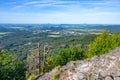 Hilly Landscape of Lusatian Mountains Royalty Free Stock Photo