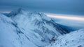 View from the summit of the Chachani volcano 6057m, Arequipa, Peru