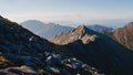 View from the summit of Goatfell on the Isle of Arran, Scotland Royalty Free Stock Photo