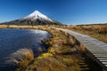 View of Mt. Taranaki Mt. Egmont, New Zealand Royalty Free Stock Photo