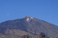 View of the Teide volcano summit. Island of Tenerife, Canary Islands. Spain