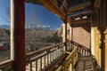 View of Sunan Mati Temple Scenic Area during Autumn, Zhangye, Gansu, China